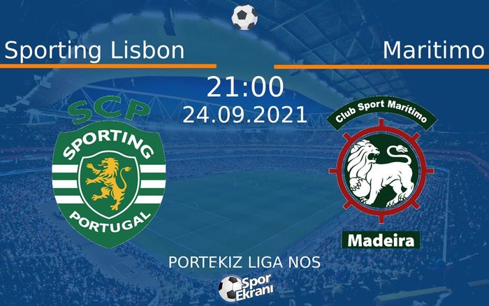 24 Eylül 2021 Sporting Lisbon vs Maritimo maçı Hangi Kanalda Saat Kaçta Yayınlanacak? 24 Eylül 2021 Sporting Lisbon vs Maritimo maçı Hangi Kanalda Saat Kaçta Yayınlanacak?