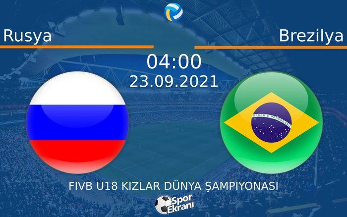 23 Eylül 2021 Rusya vs Brezilya maçı Hangi Kanalda Saat Kaçta Yayınlanacak? 23 Eylül 2021 Rusya vs Brezilya maçı Hangi Kanalda Saat Kaçta Yayınlanacak?