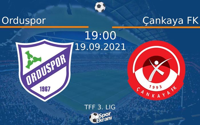 19 Eylül 2021 Orduspor vs Çankaya FK maçı Hangi Kanalda Saat Kaçta Yayınlanacak? 19 Eylül 2021 Orduspor vs Çankaya FK maçı Hangi Kanalda Saat Kaçta Yayınlanacak?