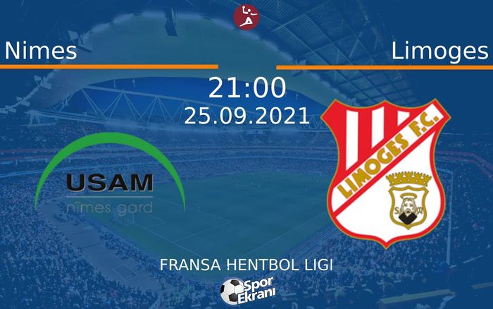 25 Eylül 2021 Nimes vs Limoges maçı Hangi Kanalda Saat Kaçta Yayınlanacak? 25 Eylül 2021 Nimes vs Limoges maçı Hangi Kanalda Saat Kaçta Yayınlanacak?