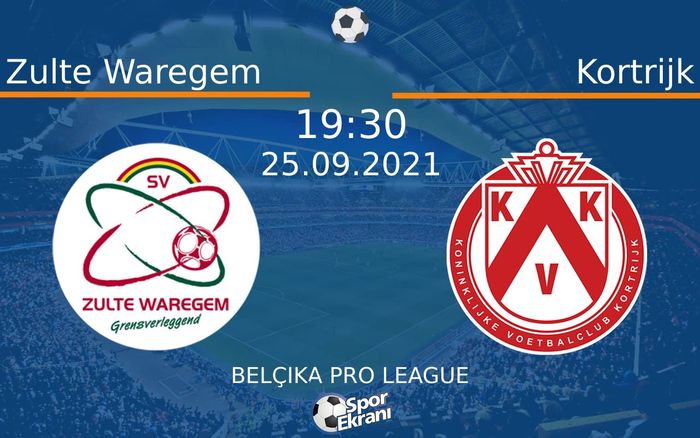 25 Eylül 2021 Zulte Waregem vs Kortrijk maçı Hangi Kanalda Saat Kaçta Yayınlanacak? 25 Eylül 2021 Zulte Waregem vs Kortrijk maçı Hangi Kanalda Saat Kaçta Yayınlanacak?