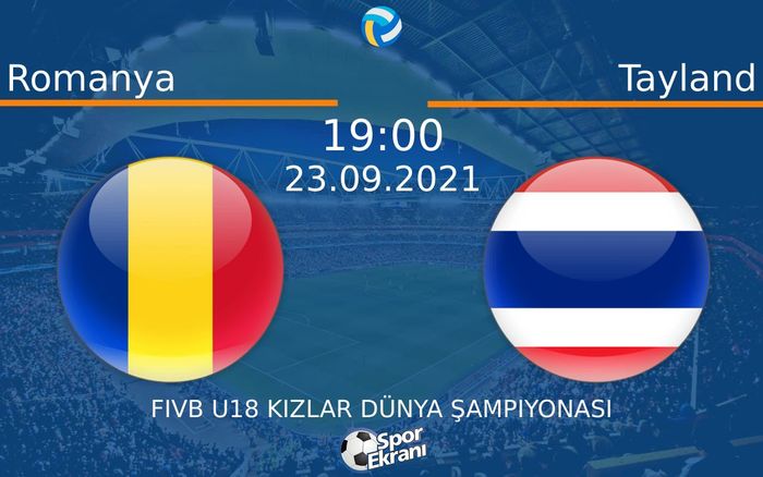 23 Eylül 2021 Romanya vs Tayland maçı Hangi Kanalda Saat Kaçta Yayınlanacak? 23 Eylül 2021 Romanya vs Tayland maçı Hangi Kanalda Saat Kaçta Yayınlanacak?