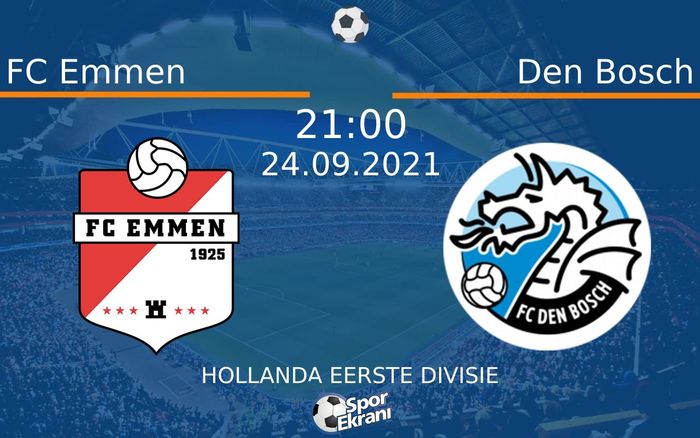 24 Eylül 2021 FC Emmen vs Den Bosch maçı Hangi Kanalda Saat Kaçta Yayınlanacak? 24 Eylül 2021 FC Emmen vs Den Bosch maçı Hangi Kanalda Saat Kaçta Yayınlanacak?