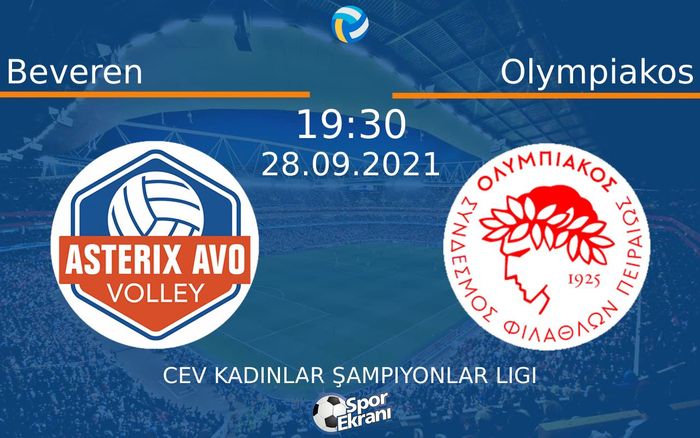 28 Eylül 2021 Beveren vs Olympiakos maçı Hangi Kanalda Saat Kaçta Yayınlanacak? 28 Eylül 2021 Beveren vs Olympiakos maçı Hangi Kanalda Saat Kaçta Yayınlanacak?