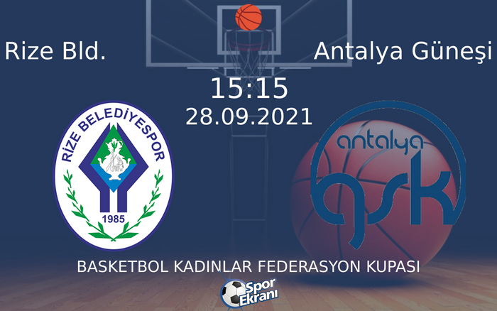 28 Eylül 2021 Rize Bld. vs Antalya Güneşi maçı Hangi Kanalda Saat Kaçta Yayınlanacak? 28 Eylül 2021 Rize Bld. vs Antalya Güneşi maçı Hangi Kanalda Saat Kaçta Yayınlanacak?