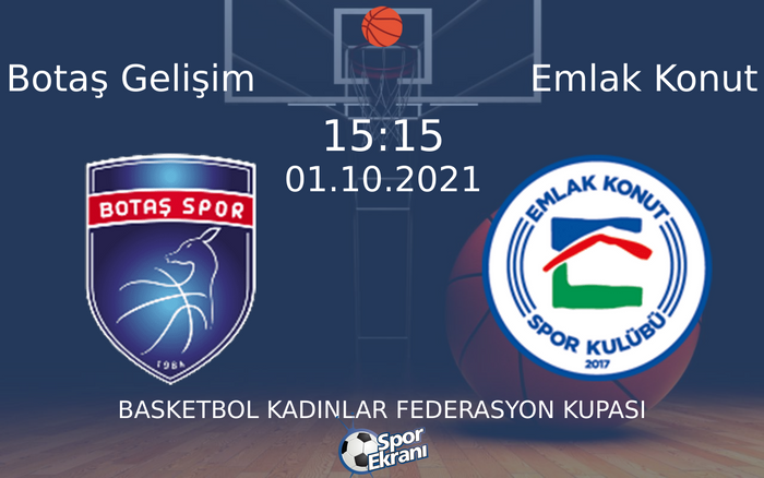 01 Ekim 2021 Botaş Gelişim vs Emlak Konut maçı Hangi Kanalda Saat Kaçta Yayınlanacak? 01 Ekim 2021 Botaş Gelişim vs Emlak Konut maçı Hangi Kanalda Saat Kaçta Yayınlanacak?