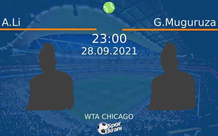 28 Eylül 2021 A.Li vs G.Muguruza maçı Hangi Kanalda Saat Kaçta Yayınlanacak? 28 Eylül 2021 A.Li vs G.Muguruza maçı Hangi Kanalda Saat Kaçta Yayınlanacak?