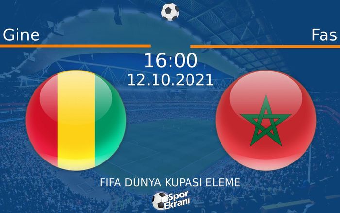 12 Ekim 2021 Gine vs Fas maçı Hangi Kanalda Saat Kaçta Yayınlanacak? 12 Ekim 2021 Gine vs Fas maçı Hangi Kanalda Saat Kaçta Yayınlanacak?