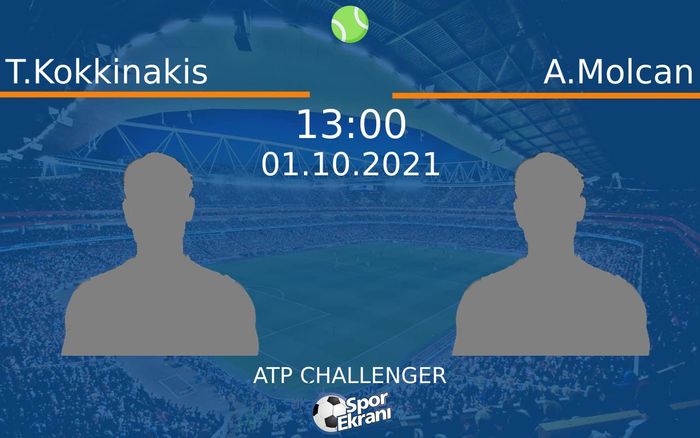 01 Ekim 2021 T.Kokkinakis vs A.Molcan maçı Hangi Kanalda Saat Kaçta Yayınlanacak? 01 Ekim 2021 T.Kokkinakis vs A.Molcan maçı Hangi Kanalda Saat Kaçta Yayınlanacak?