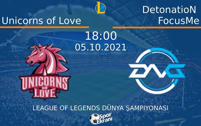 05 Ekim 2021 Unicorns of Love vs DetonatioN FocusMe maçı Hangi Kanalda Saat Kaçta Yayınlanacak? 05 Ekim 2021 Unicorns of Love vs DetonatioN FocusMe maçı Hangi Kanalda Saat Kaçta Yayınlanacak?