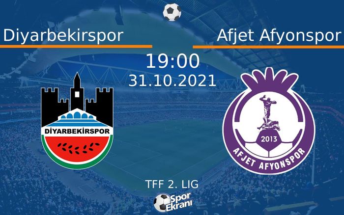 31 Ekim 2021 Diyarbekirspor vs Afjet Afyonspor maçı Hangi Kanalda Saat Kaçta Yayınlanacak? 31 Ekim 2021 Diyarbekirspor vs Afjet Afyonspor maçı Hangi Kanalda Saat Kaçta Yayınlanacak?