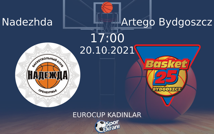 20 Ekim 2021 Nadezhda vs Artego Bydgoszcz maçı Hangi Kanalda Saat Kaçta Yayınlanacak? 20 Ekim 2021 Nadezhda vs Artego Bydgoszcz maçı Hangi Kanalda Saat Kaçta Yayınlanacak?