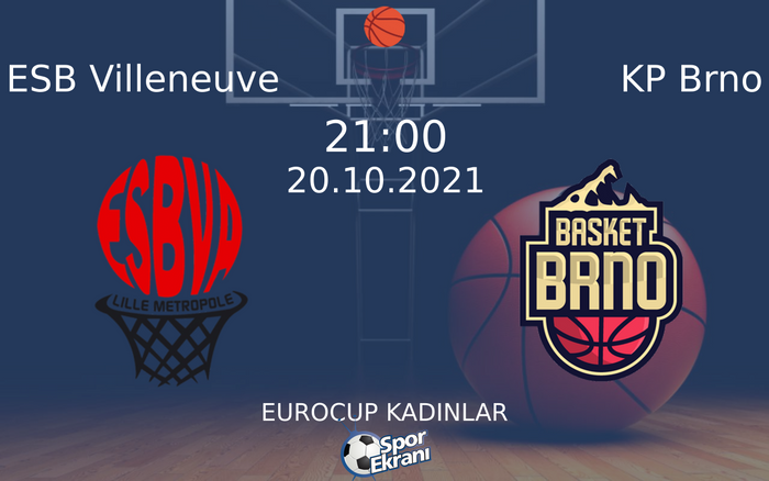 20 Ekim 2021 ESB Villeneuve vs KP Brno maçı Hangi Kanalda Saat Kaçta Yayınlanacak? 20 Ekim 2021 ESB Villeneuve vs KP Brno maçı Hangi Kanalda Saat Kaçta Yayınlanacak?