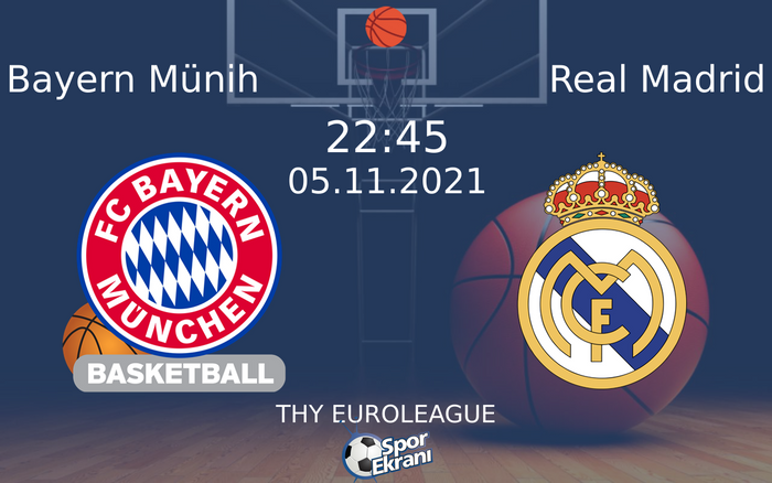 05 Kasım 2021 Bayern Münih vs Real Madrid maçı Hangi Kanalda Saat Kaçta Yayınlanacak? 05 Kasım 2021 Bayern Münih vs Real Madrid maçı Hangi Kanalda Saat Kaçta Yayınlanacak?