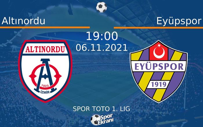 06 Kasım 2021 Altınordu vs Eyüpspor maçı Hangi Kanalda Saat Kaçta Yayınlanacak? 06 Kasım 2021 Altınordu vs Eyüpspor maçı Hangi Kanalda Saat Kaçta Yayınlanacak?
