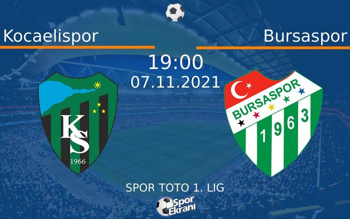 07 Kasım 2021 Kocaelispor vs Bursaspor maçı Hangi Kanalda Saat Kaçta Yayınlanacak? 07 Kasım 2021 Kocaelispor vs Bursaspor maçı Hangi Kanalda Saat Kaçta Yayınlanacak?
