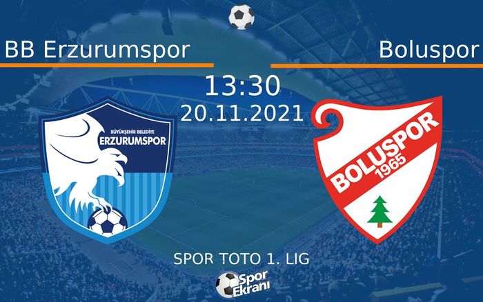 20 Kasım 2021 BB Erzurumspor vs Boluspor maçı Hangi Kanalda Saat Kaçta Yayınlanacak? 20 Kasım 2021 BB Erzurumspor vs Boluspor maçı Hangi Kanalda Saat Kaçta Yayınlanacak?
