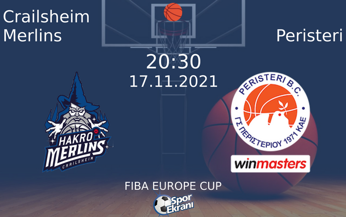 17 Kasım 2021 Crailsheim Merlins vs Peristeri maçı Hangi Kanalda Saat Kaçta Yayınlanacak? 17 Kasım 2021 Crailsheim Merlins vs Peristeri maçı Hangi Kanalda Saat Kaçta Yayınlanacak?