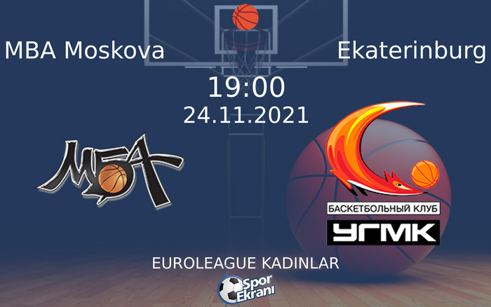 24 Kasım 2021 MBA Moskova vs Ekaterinburg maçı Hangi Kanalda Saat Kaçta Yayınlanacak? 24 Kasım 2021 MBA Moskova vs Ekaterinburg maçı Hangi Kanalda Saat Kaçta Yayınlanacak?
