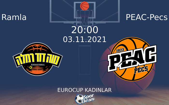 03 Kasım 2021 Ramla vs PEAC-Pecs maçı Hangi Kanalda Saat Kaçta Yayınlanacak? 03 Kasım 2021 Ramla vs PEAC-Pecs maçı Hangi Kanalda Saat Kaçta Yayınlanacak?