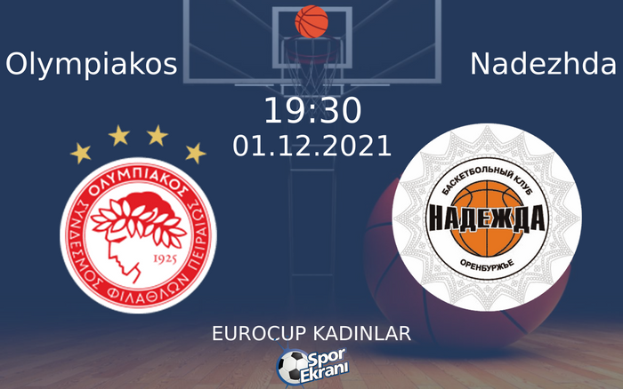 01 Aralık 2021 Olympiakos vs Nadezhda maçı Hangi Kanalda Saat Kaçta Yayınlanacak? 01 Aralık 2021 Olympiakos vs Nadezhda maçı Hangi Kanalda Saat Kaçta Yayınlanacak?