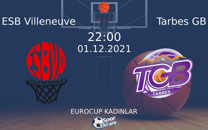 01 Aralık 2021 ESB Villeneuve vs Tarbes GB maçı Hangi Kanalda Saat Kaçta Yayınlanacak? 01 Aralık 2021 ESB Villeneuve vs Tarbes GB maçı Hangi Kanalda Saat Kaçta Yayınlanacak?