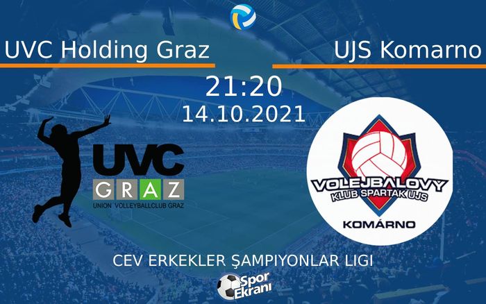 14 Ekim 2021 UVC Holding Graz vs UJS Komarno maçı Hangi Kanalda Saat Kaçta Yayınlanacak? 14 Ekim 2021 UVC Holding Graz vs UJS Komarno maçı Hangi Kanalda Saat Kaçta Yayınlanacak?