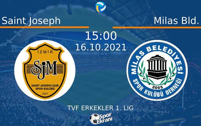 16 Ekim 2021 Saint Joseph vs Milas Bld. maçı Hangi Kanalda Saat Kaçta Yayınlanacak? 16 Ekim 2021 Saint Joseph vs Milas Bld. maçı Hangi Kanalda Saat Kaçta Yayınlanacak?