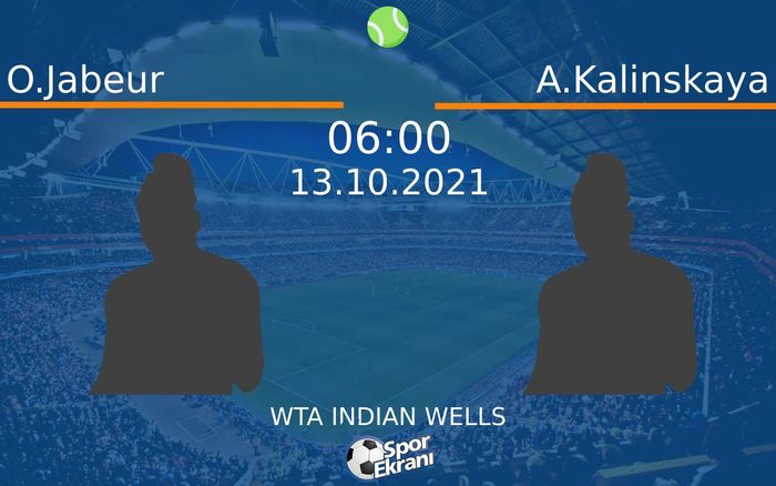 13 Ekim 2021 O.Jabeur vs A.Kalinskaya maçı Hangi Kanalda Saat Kaçta Yayınlanacak? 13 Ekim 2021 O.Jabeur vs A.Kalinskaya maçı Hangi Kanalda Saat Kaçta Yayınlanacak?