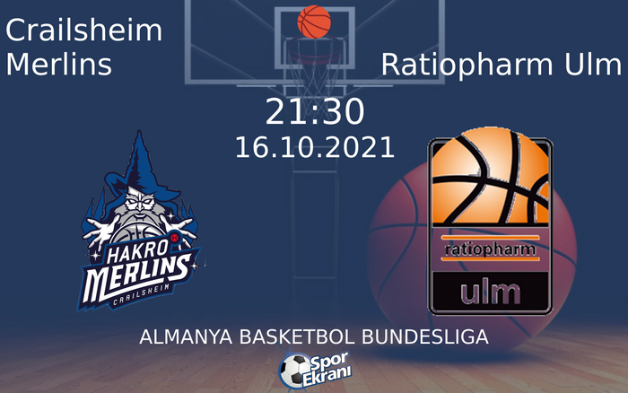 16 Ekim 2021 Crailsheim Merlins vs Ratiopharm Ulm maçı Hangi Kanalda Saat Kaçta Yayınlanacak? 16 Ekim 2021 Crailsheim Merlins vs Ratiopharm Ulm maçı Hangi Kanalda Saat Kaçta Yayınlanacak?