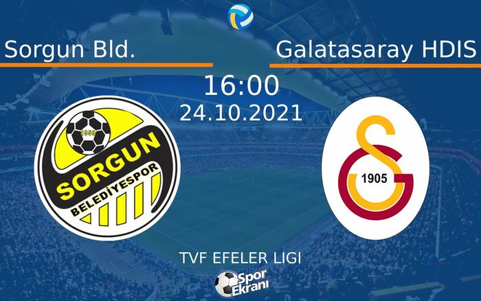 24 Ekim 2021 Sorgun Bld. vs Galatasaray HDIS maçı Hangi Kanalda Saat Kaçta Yayınlanacak? 24 Ekim 2021 Sorgun Bld. vs Galatasaray HDIS maçı Hangi Kanalda Saat Kaçta Yayınlanacak?