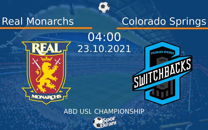 23 Ekim 2021 Real Monarchs vs Colorado Springs maçı Hangi Kanalda Saat Kaçta Yayınlanacak? 23 Ekim 2021 Real Monarchs vs Colorado Springs maçı Hangi Kanalda Saat Kaçta Yayınlanacak?