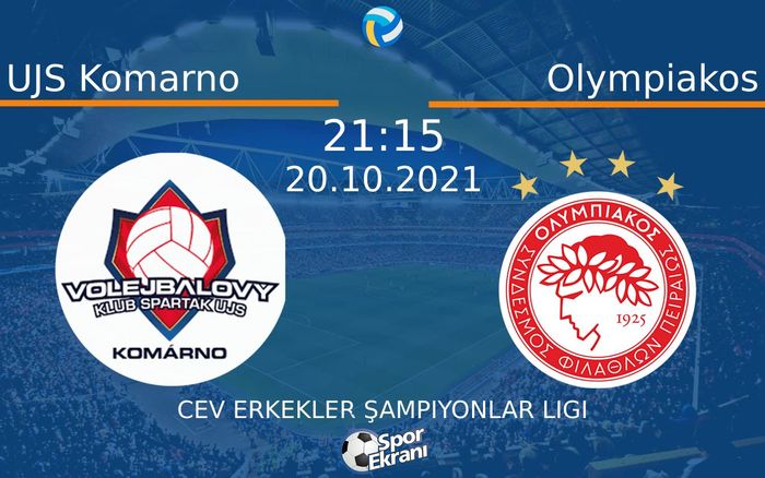 20 Ekim 2021 UJS Komarno vs Olympiakos maçı Hangi Kanalda Saat Kaçta Yayınlanacak? 20 Ekim 2021 UJS Komarno vs Olympiakos maçı Hangi Kanalda Saat Kaçta Yayınlanacak?
