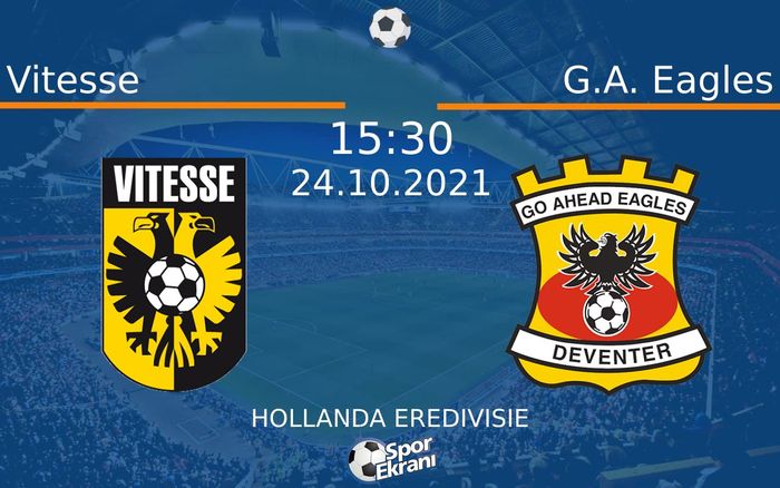 24 Ekim 2021 Vitesse vs G.A. Eagles maçı Hangi Kanalda Saat Kaçta Yayınlanacak? 24 Ekim 2021 Vitesse vs G.A. Eagles maçı Hangi Kanalda Saat Kaçta Yayınlanacak?