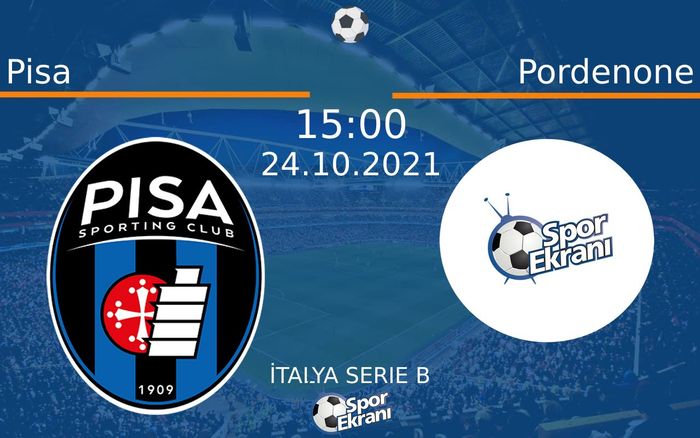 24 Ekim 2021 Pisa vs Pordenone maçı Hangi Kanalda Saat Kaçta Yayınlanacak? 24 Ekim 2021 Pisa vs Pordenone maçı Hangi Kanalda Saat Kaçta Yayınlanacak?