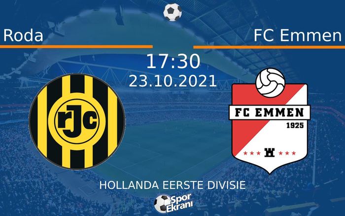 23 Ekim 2021 Roda vs FC Emmen maçı Hangi Kanalda Saat Kaçta Yayınlanacak? 23 Ekim 2021 Roda vs FC Emmen maçı Hangi Kanalda Saat Kaçta Yayınlanacak?