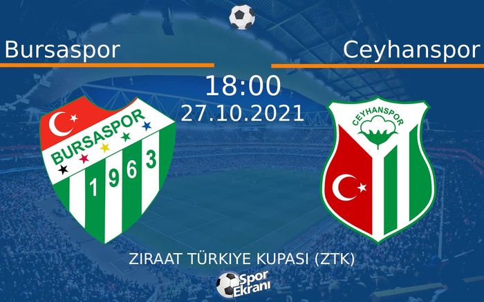 27 Ekim 2021 Bursaspor vs Ceyhanspor maçı Hangi Kanalda Saat Kaçta Yayınlanacak? 27 Ekim 2021 Bursaspor vs Ceyhanspor maçı Hangi Kanalda Saat Kaçta Yayınlanacak?