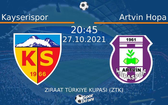 27 Ekim 2021 Kayserispor vs Artvin Hopa maçı Hangi Kanalda Saat Kaçta Yayınlanacak? 27 Ekim 2021 Kayserispor vs Artvin Hopa maçı Hangi Kanalda Saat Kaçta Yayınlanacak?