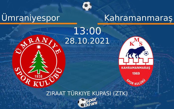 28 Ekim 2021 Ümraniyespor vs Kahramanmaraş maçı Hangi Kanalda Saat Kaçta Yayınlanacak? 28 Ekim 2021 Ümraniyespor vs Kahramanmaraş maçı Hangi Kanalda Saat Kaçta Yayınlanacak?