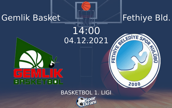 04 Aralık 2021 Gemlik Basket vs Fethiye Bld. maçı Hangi Kanalda Saat Kaçta Yayınlanacak? 04 Aralık 2021 Gemlik Basket vs Fethiye Bld. maçı Hangi Kanalda Saat Kaçta Yayınlanacak?