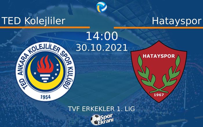 30 Ekim 2021 TED Kolejliler vs Hatayspor maçı Hangi Kanalda Saat Kaçta Yayınlanacak? 30 Ekim 2021 TED Kolejliler vs Hatayspor maçı Hangi Kanalda Saat Kaçta Yayınlanacak?