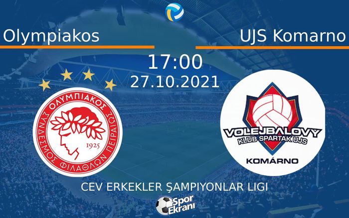 27 Ekim 2021 Olympiakos vs UJS Komarno maçı Hangi Kanalda Saat Kaçta Yayınlanacak? 27 Ekim 2021 Olympiakos vs UJS Komarno maçı Hangi Kanalda Saat Kaçta Yayınlanacak?