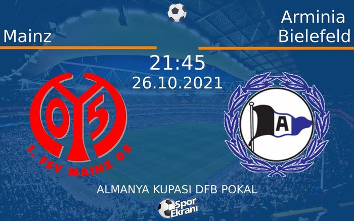 26 Ekim 2021 Mainz vs Arminia Bielefeld maçı Hangi Kanalda Saat Kaçta Yayınlanacak? 26 Ekim 2021 Mainz vs Arminia Bielefeld maçı Hangi Kanalda Saat Kaçta Yayınlanacak?