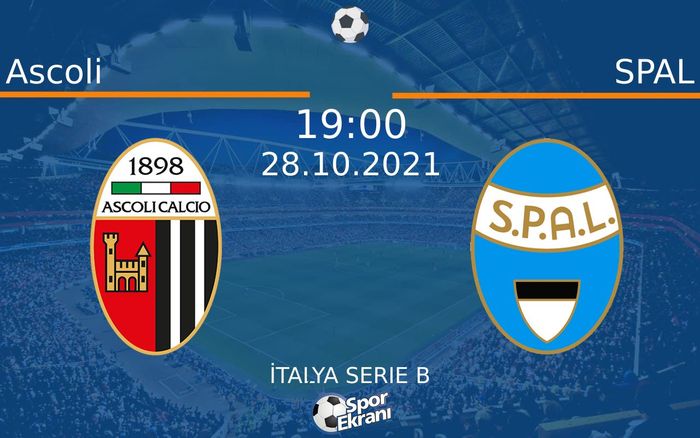 28 Ekim 2021 Ascoli vs SPAL maçı Hangi Kanalda Saat Kaçta Yayınlanacak? 28 Ekim 2021 Ascoli vs SPAL maçı Hangi Kanalda Saat Kaçta Yayınlanacak?