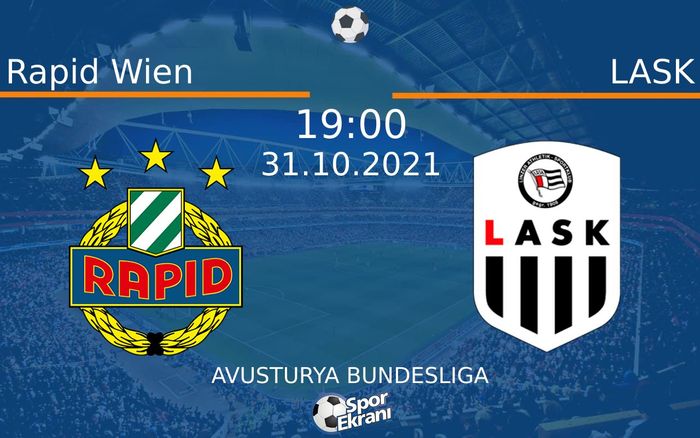 31 Ekim 2021 Rapid Wien vs LASK maçı Hangi Kanalda Saat Kaçta Yayınlanacak? 31 Ekim 2021 Rapid Wien vs LASK maçı Hangi Kanalda Saat Kaçta Yayınlanacak?