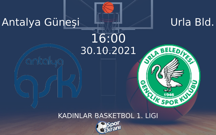30 Ekim 2021 Antalya Güneşi vs Urla Bld. maçı Hangi Kanalda Saat Kaçta Yayınlanacak? 30 Ekim 2021 Antalya Güneşi vs Urla Bld. maçı Hangi Kanalda Saat Kaçta Yayınlanacak?