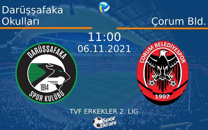 06 Kasım 2021 Darüşşafaka Okulları vs Çorum Bld. maçı Hangi Kanalda Saat Kaçta Yayınlanacak? 06 Kasım 2021 Darüşşafaka Okulları vs Çorum Bld. maçı Hangi Kanalda Saat Kaçta Yayınlanacak?