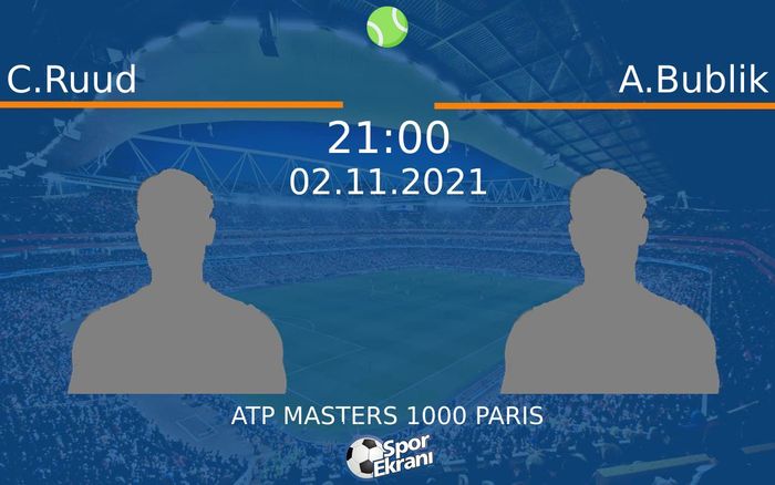 02 Kasım 2021 C.Ruud vs A.Bublik maçı Hangi Kanalda Saat Kaçta Yayınlanacak? 02 Kasım 2021 C.Ruud vs A.Bublik maçı Hangi Kanalda Saat Kaçta Yayınlanacak?