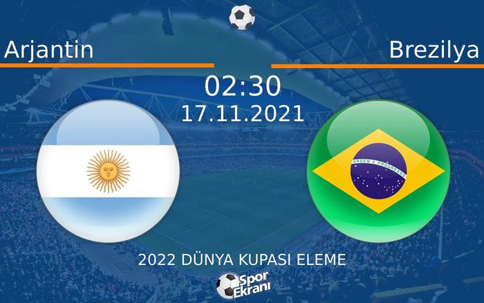 17 Kasım 2021 Arjantin vs Brezilya maçı Hangi Kanalda Saat Kaçta Yayınlanacak? 17 Kasım 2021 Arjantin vs Brezilya maçı Hangi Kanalda Saat Kaçta Yayınlanacak?