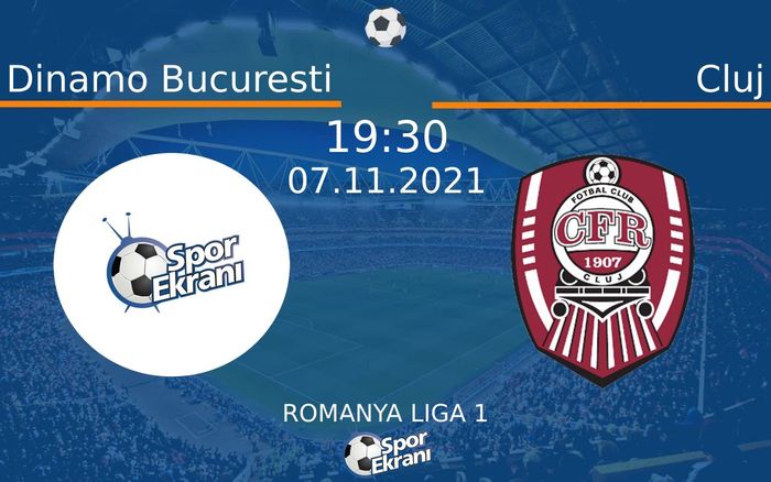 07 Kasım 2021 Dinamo Bucuresti vs Cluj maçı Hangi Kanalda Saat Kaçta Yayınlanacak? 07 Kasım 2021 Dinamo Bucuresti vs Cluj maçı Hangi Kanalda Saat Kaçta Yayınlanacak?